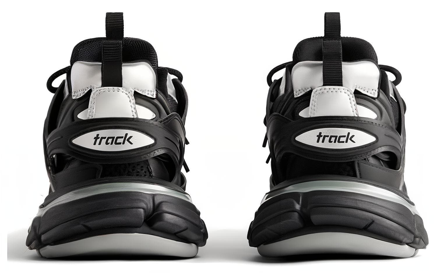 Кроссовки Balenciaga Track 1.0 Black Silver - изображение 4