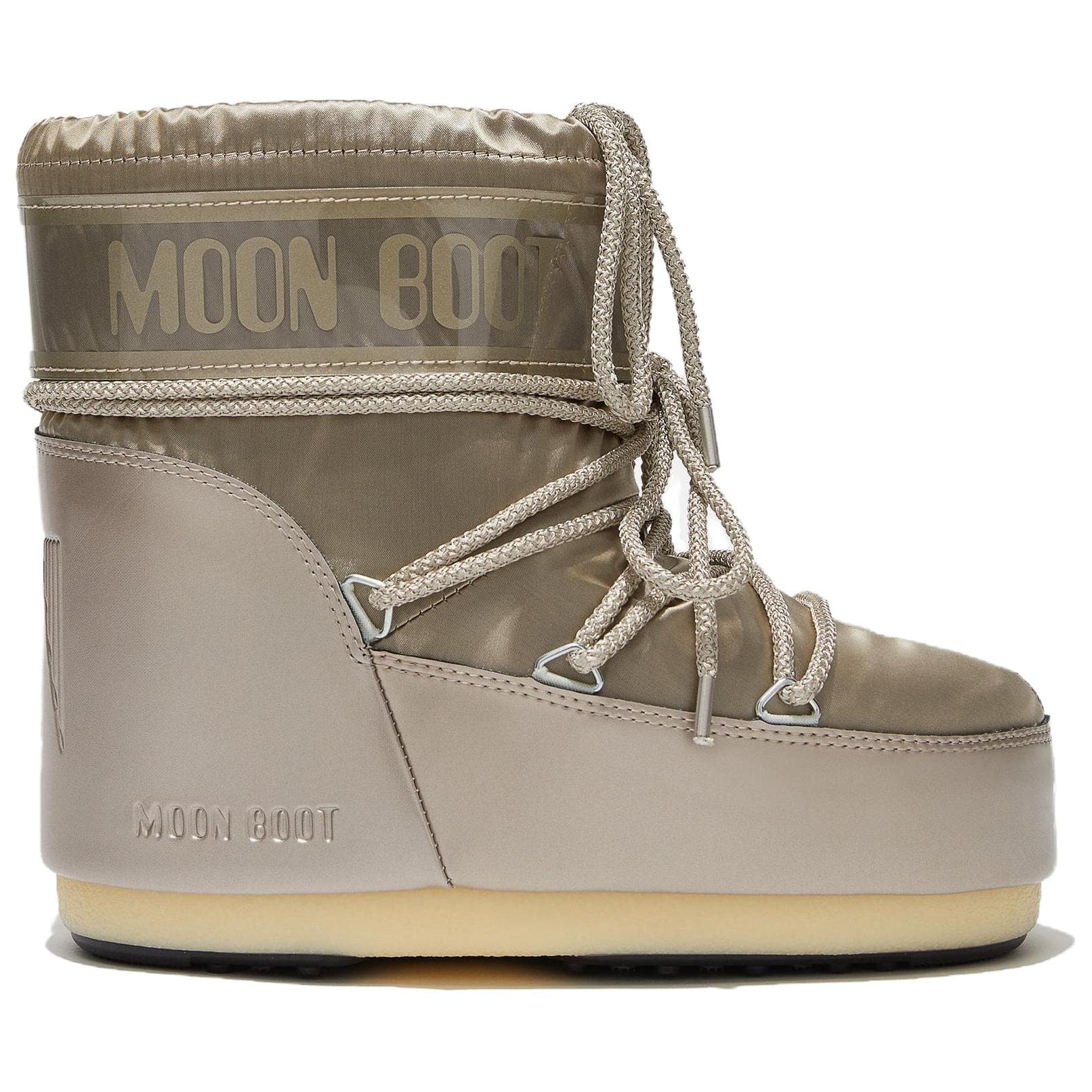 Ботинки зимние Moon Boot Short Snow Boots Grey Brown - изображение 2
