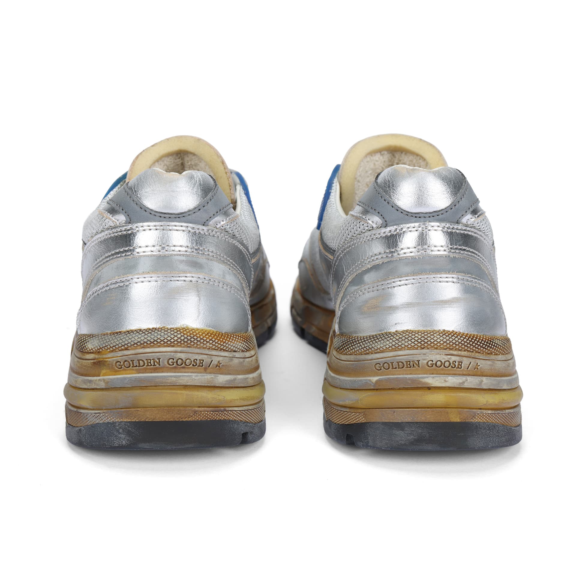 Кроссовки Golden Goose Dad-Star Silver Brown - изображение 4