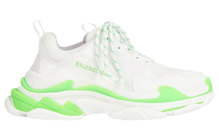 Кроссовки Balenciaga Triple S White Green - изображение 2