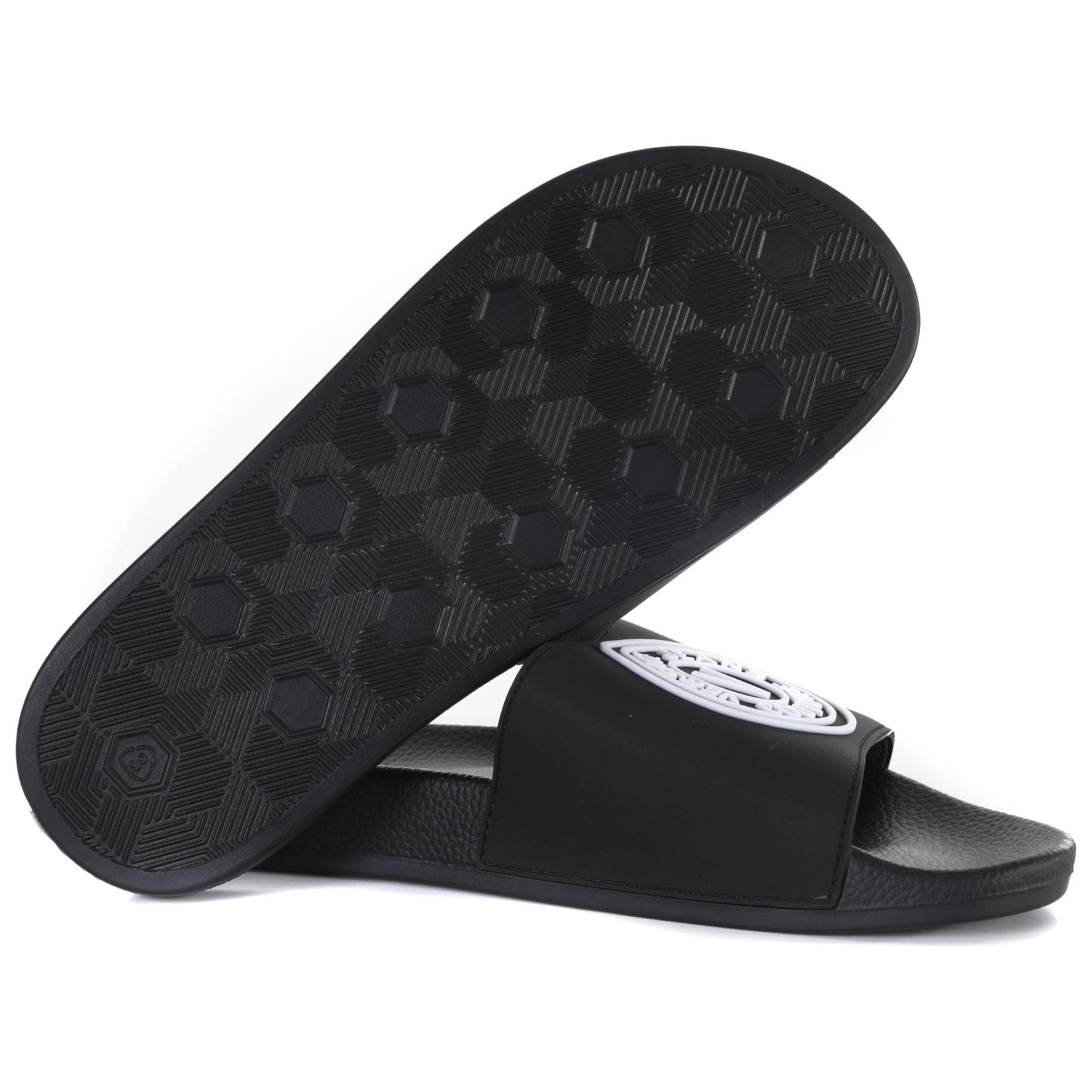Сандалии Versace Jeans Rubber Flat Slide Black - изображение 5