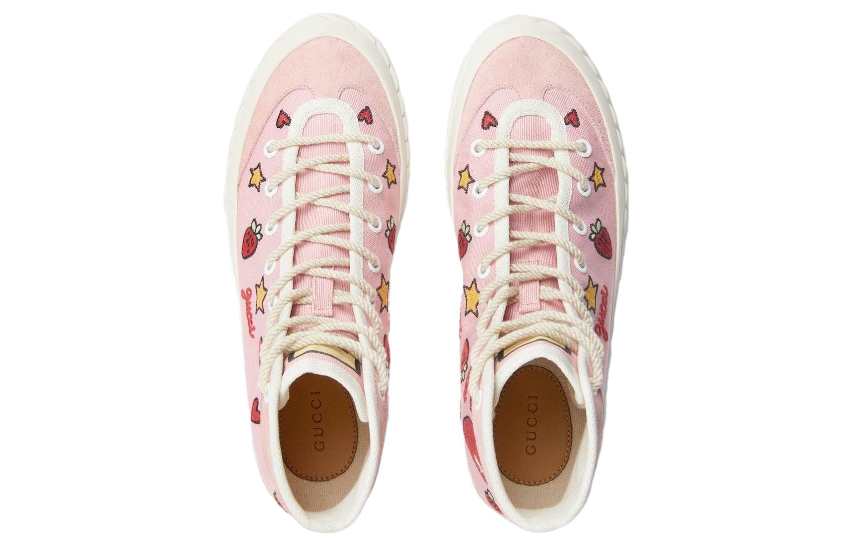 Кеды Gucci Valentine's High-Top Sneakers - изображение 4