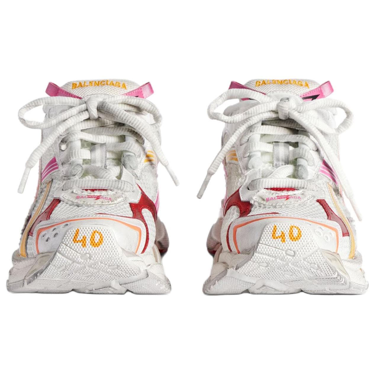 Кроссовки Balenciaga Runner Low Топ Массивные Кроссовки Мужские Белые - изображение 4