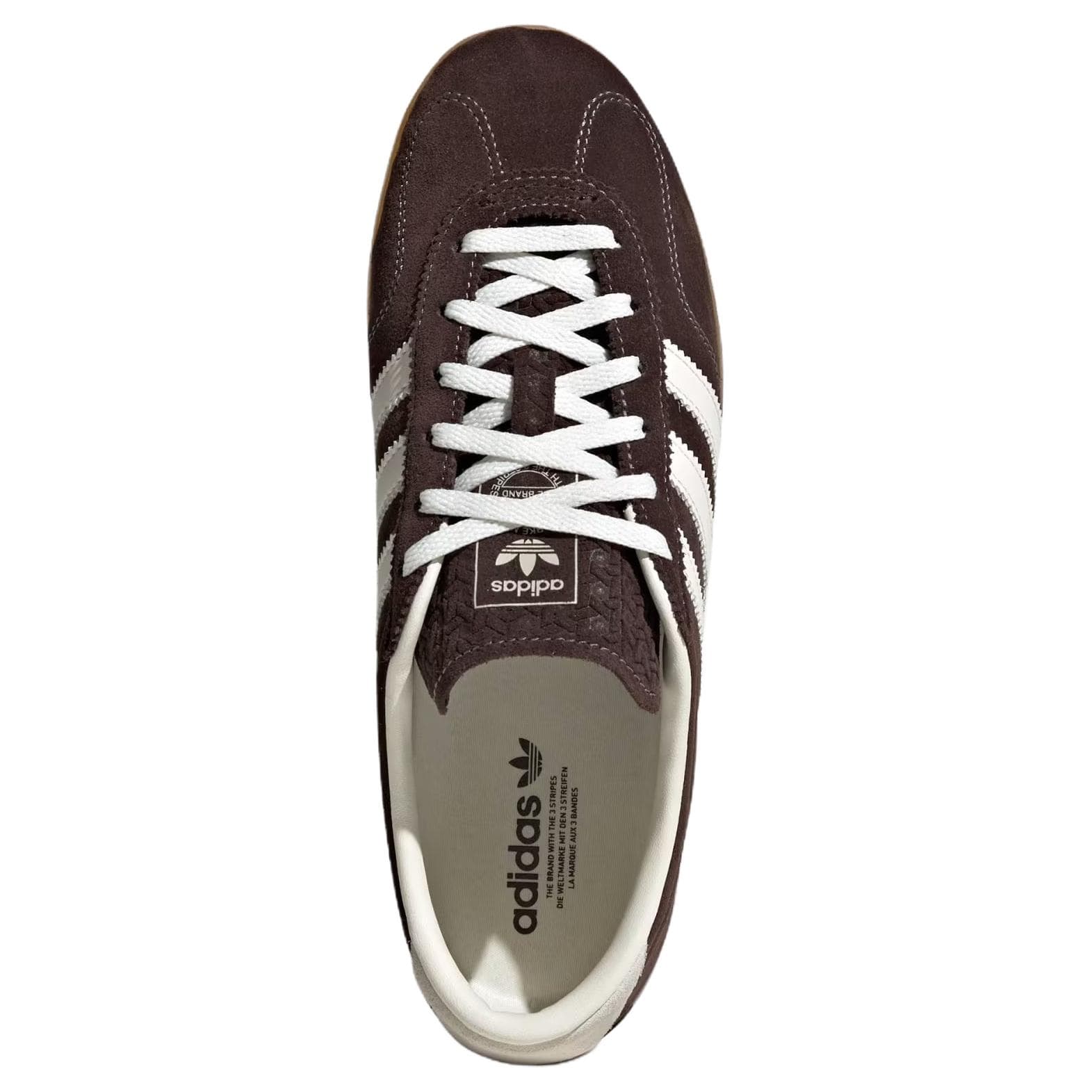 Кроссовки Adidas Originals Gazelle Замша Low Топ Кеды немецкой армии (GAT) Унисекс Коричневый - изображение 4
