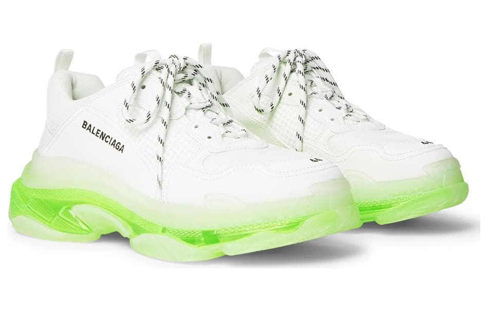 Кроссовки Balenciaga Triple S White Yellow - изображение 3
