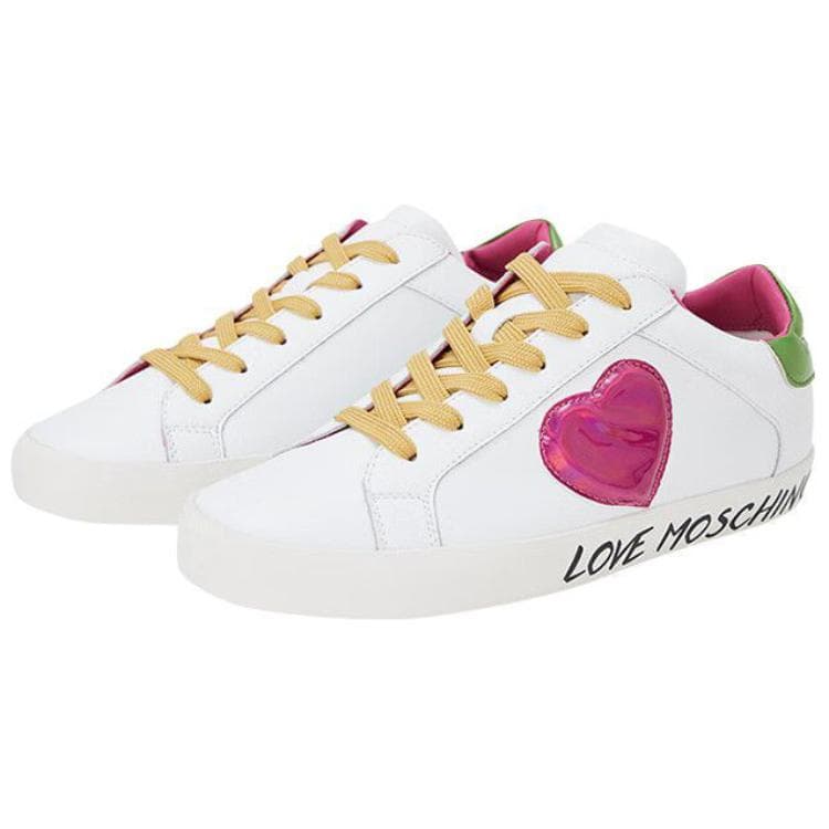 Кроссовки Love Moschino Round Toe Low Top Sneakers White - изображение 3
