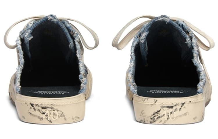 Сандалии Balenciaga Denim Blue Slides - изображение 6