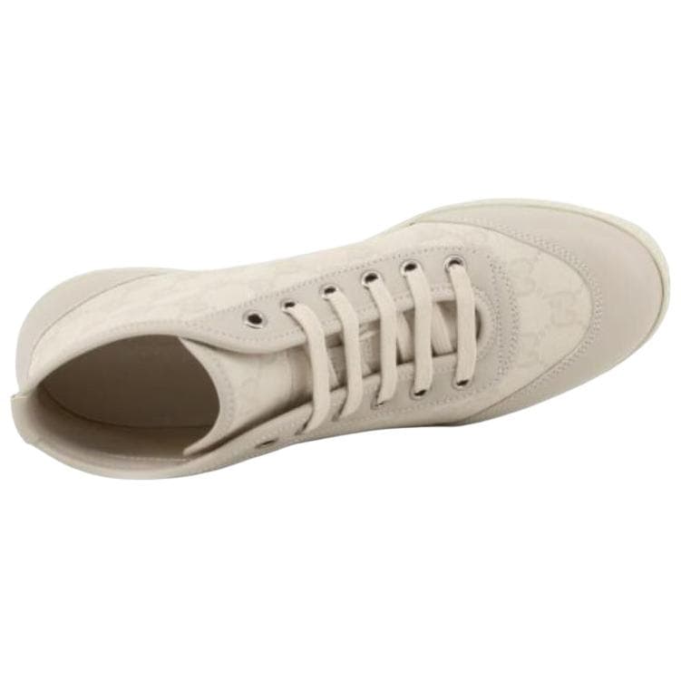 Кеды Gucci Monogram High Top Canvas Sneakers - изображение 3