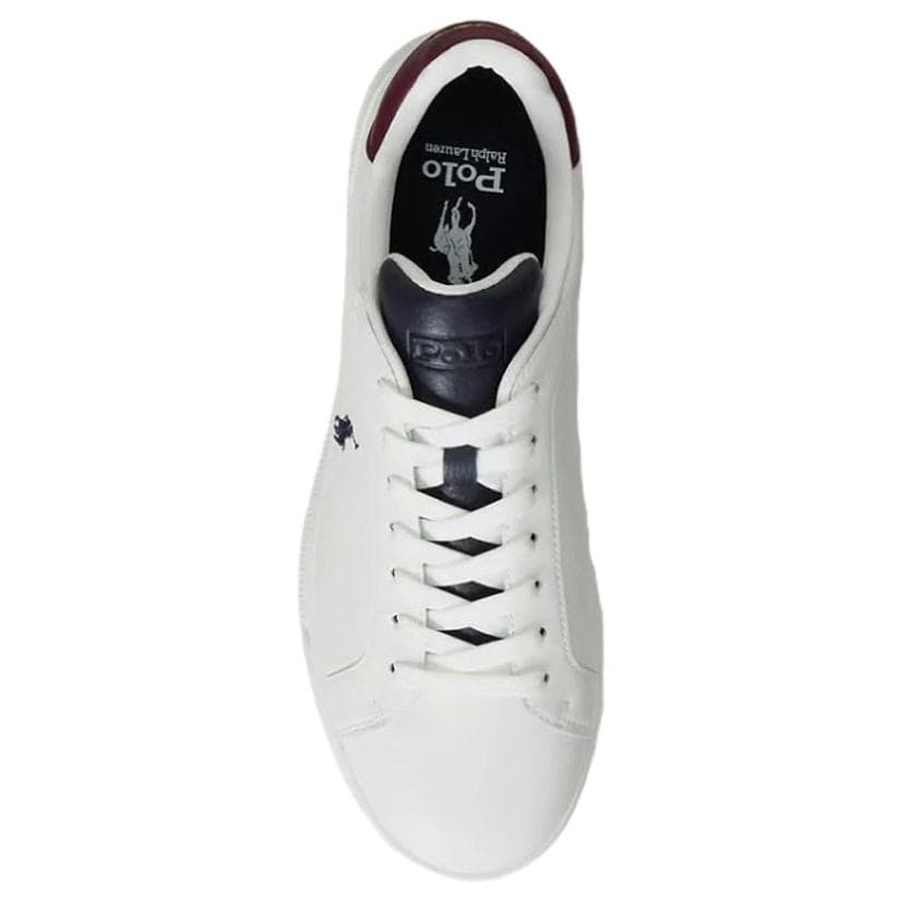 Кроссовки Polo Ralph Lauren Heritage Court II Low Топ Скейтборд Обувь Мужская Белая - изображение 5