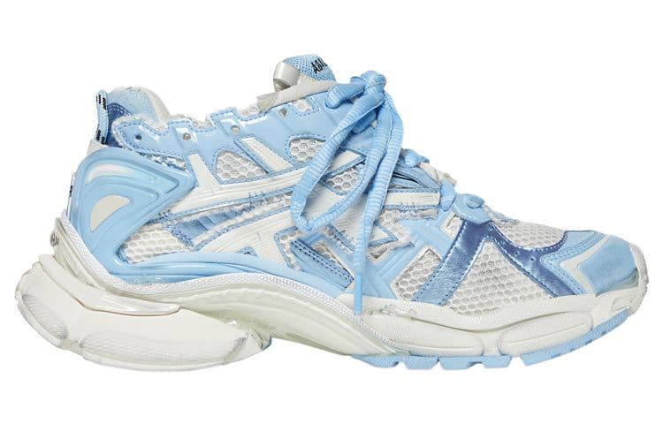 Кроссовки Balenciaga Runner White Blue - изображение 2