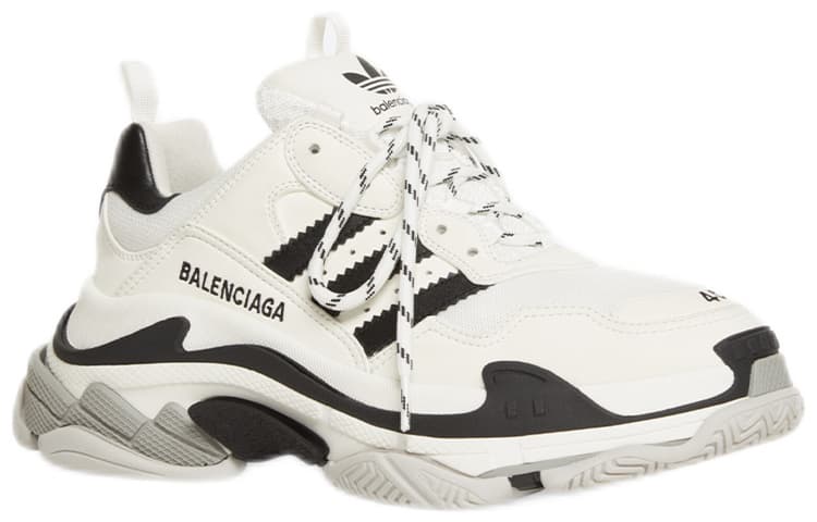 Кроссовки adidas x Balenciaga Triple S White - изображение 3
