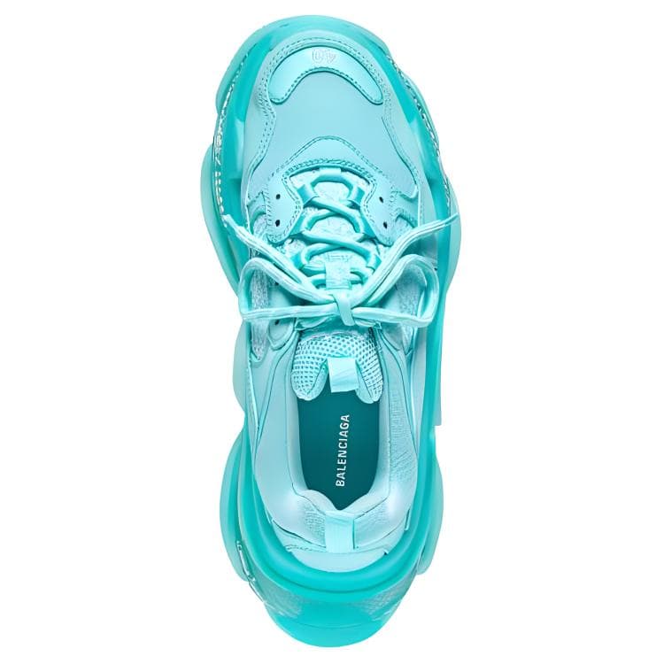 Кроссовки Balenciaga Triple S Blue - изображение 4