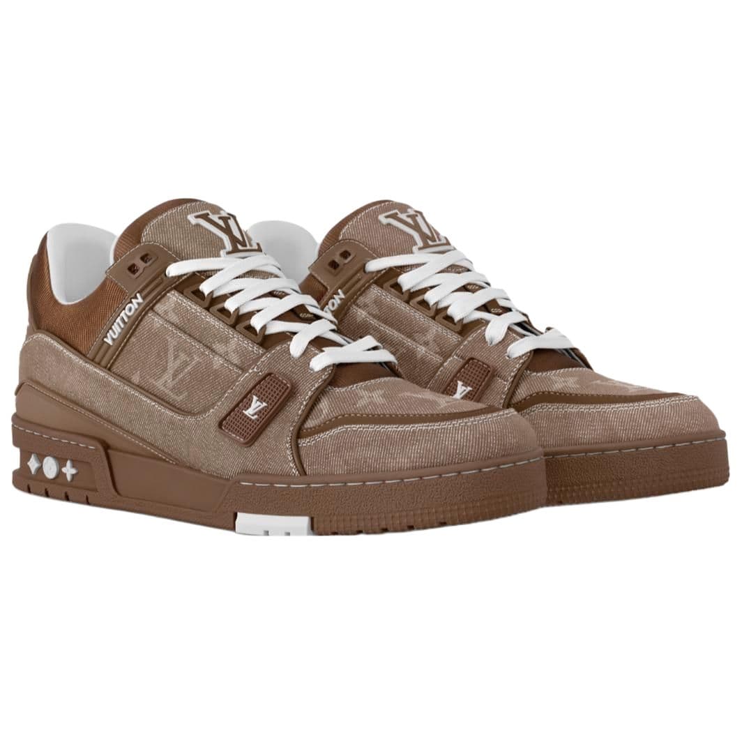 Кроссовки Louis Vuitton Trainer Brown - изображение 3