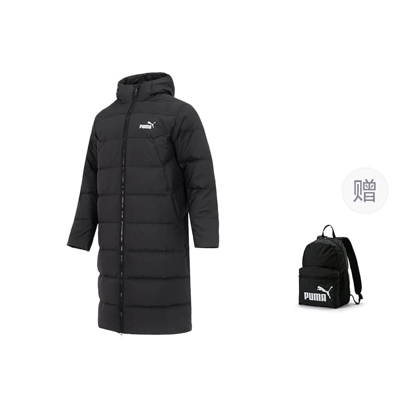 Зимняя куртка PUMA Winterized Long Puffer Jacket Black - изображение 6