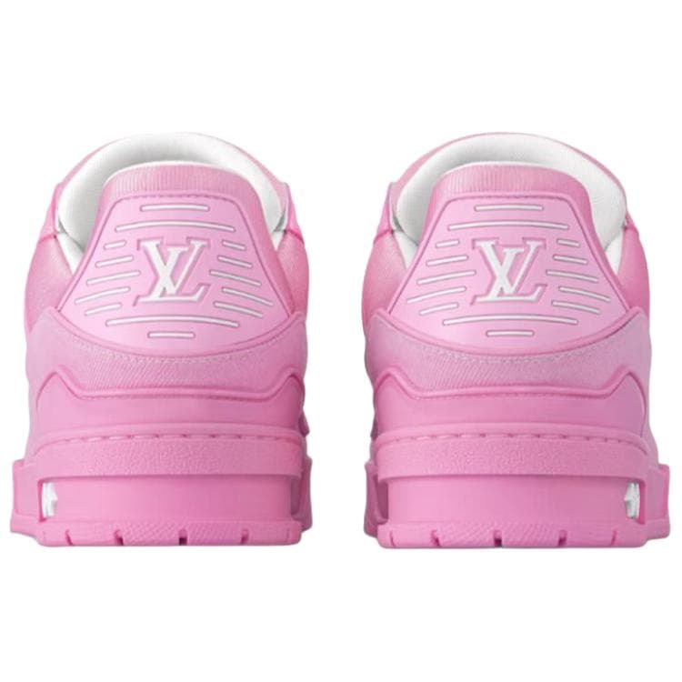 Кроссовки Louis Vuitton Trainer Denim Pink - изображение 5