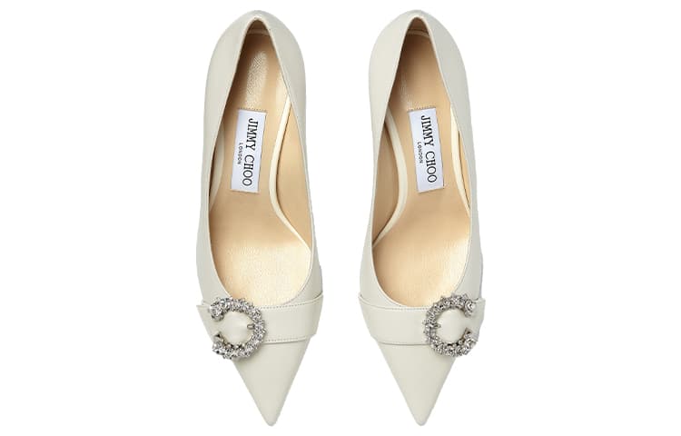 Туфли Jimmy Choo Saresa 85 White - изображение 3