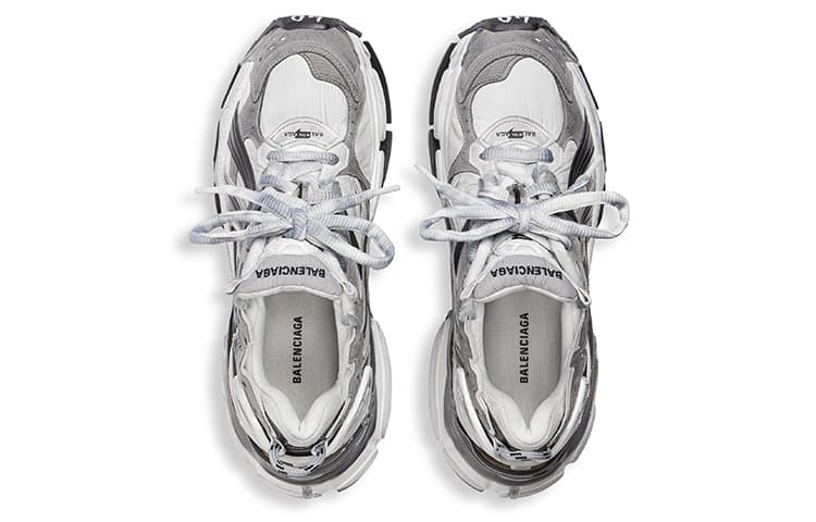 Кроссовки Balenciaga Runner Grey White Black - изображение 4