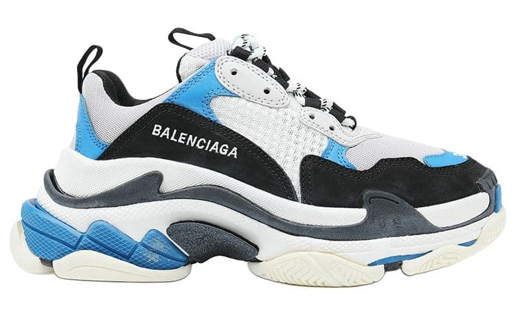 Кроссовки Balenciaga Triple S White Blue - изображение 2
