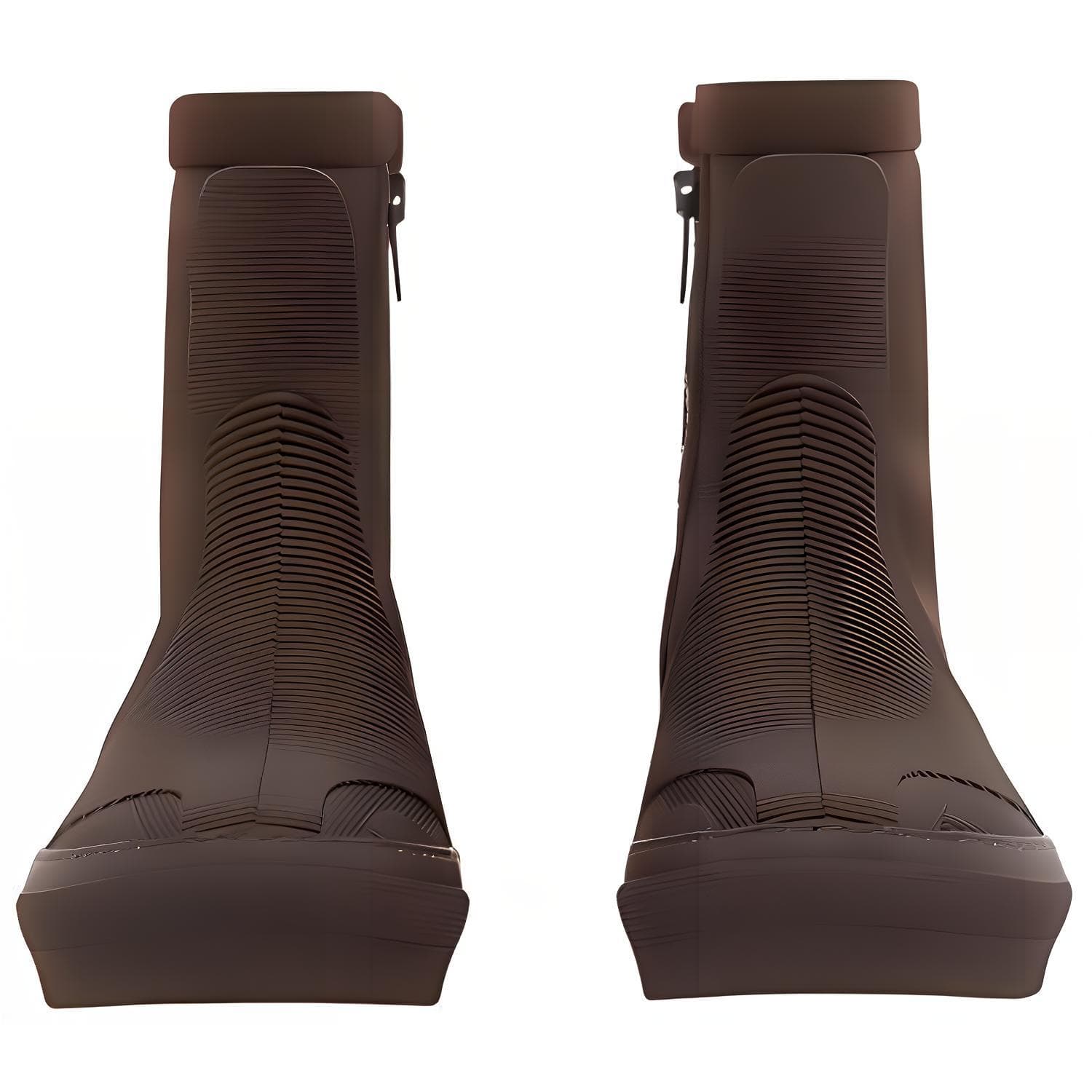 Кроссовки Burberry High-Top Sneakers Brown - изображение 3