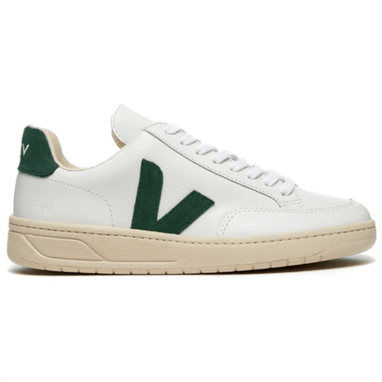 Кроссовки VEJA V-12 White Green - изображение 2