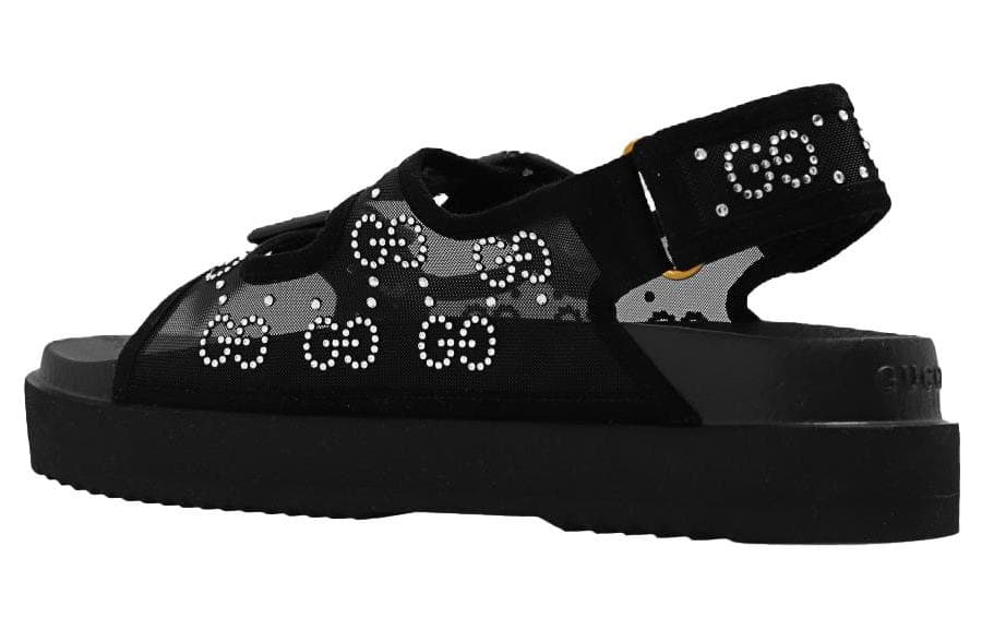 Шлёпанцы Gucci GG Black Sandals - изображение 4