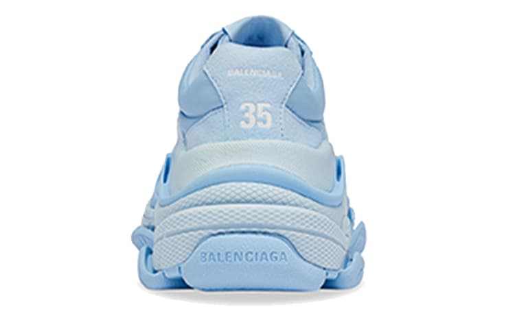 Кроссовки Balenciaga Triple S Blue - изображение 4