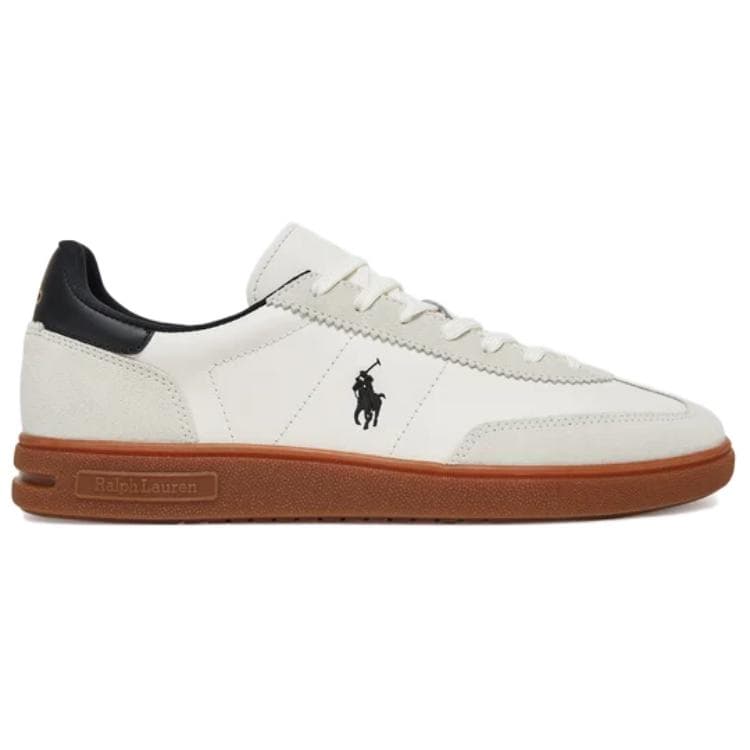 Кроссовки Polo Ralph Lauren Кожа Низкие Кеды Скейтборд Обувь Мужская Белая - изображение 2