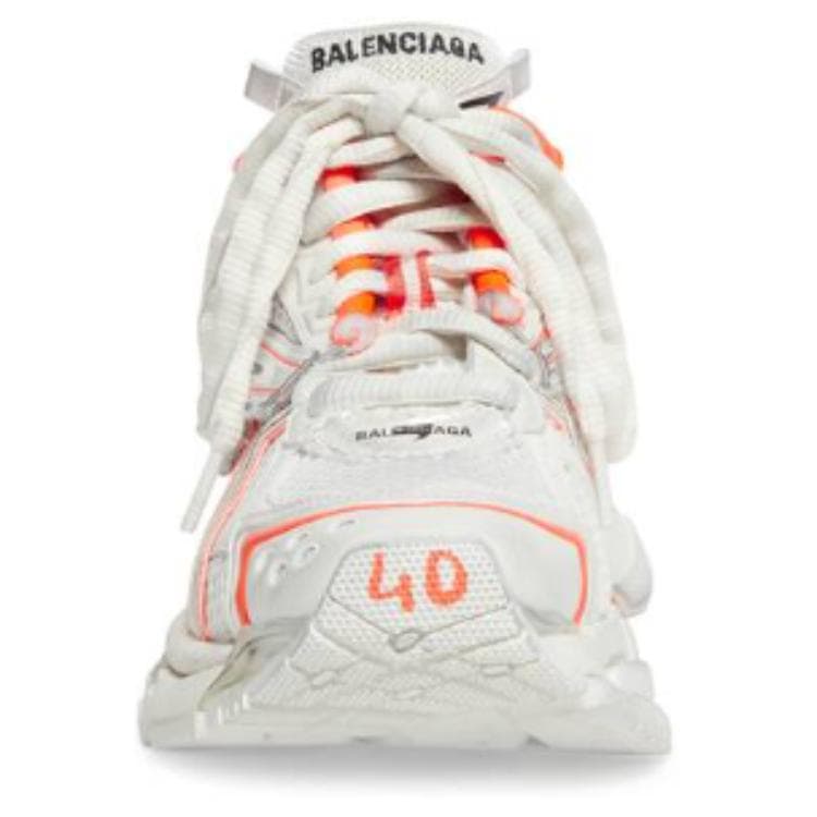 Кроссовки Balenciaga Runner White Orange - изображение 4
