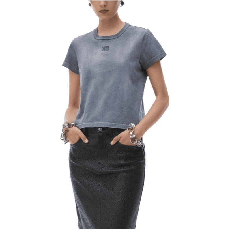 Футболка Alexander Wang FW24 Asphalt - изображение 4