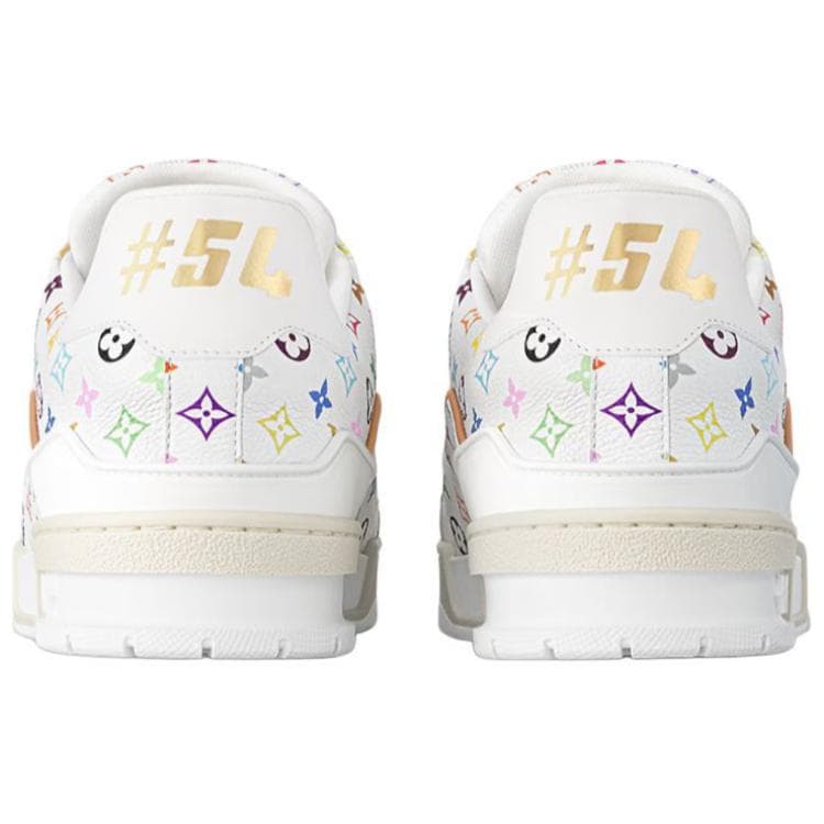 Кроссовки Takashi Murakami x Louis Vuitton Trainer White - изображение 5
