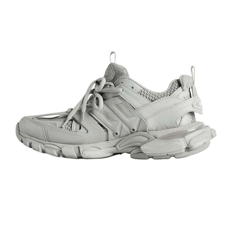 Кроссовки Balenciaga Track Signature Low Топ Кроссовки Мужские Серый Неон Желтый - изображение 2