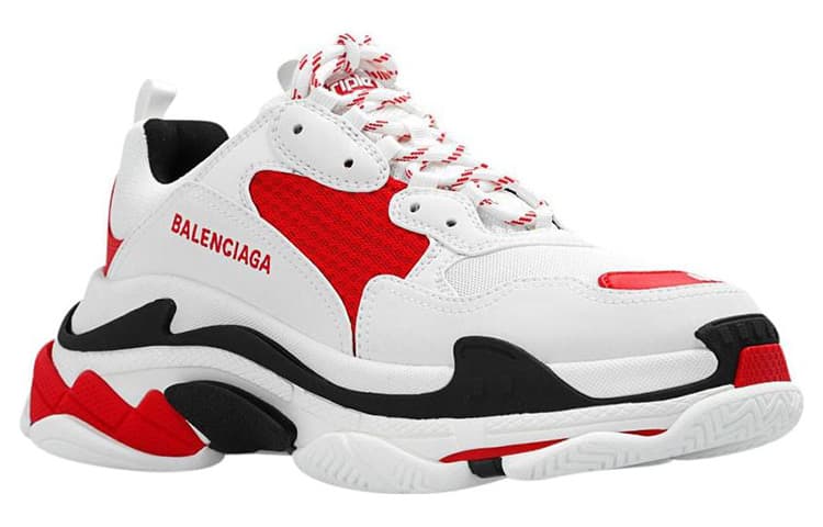 Кроссовки Balenciaga Triple S White Red - изображение 2
