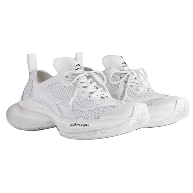 Кроссовки Balenciaga Circuit Low Топ Повседневная обувь Женская Белая - изображение 3