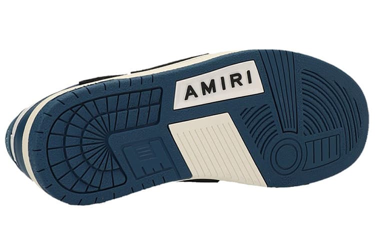 Кроссовки AMIRI Skel-Top Low Blue White Black - изображение 5