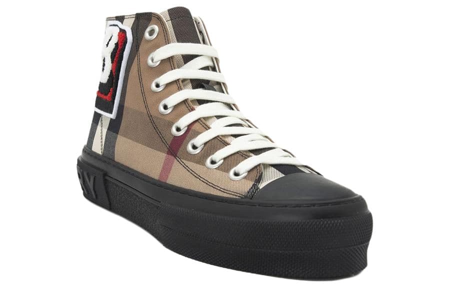 Кеды Burberry Plaid Canvas Sneakers - изображение 2