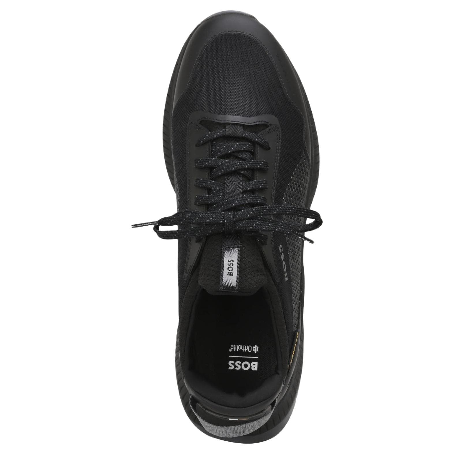 Кроссовки HUGO BOSS Ttnm Slon Melth Low Топ Повседневная обувь Мужская Черная - изображение 5