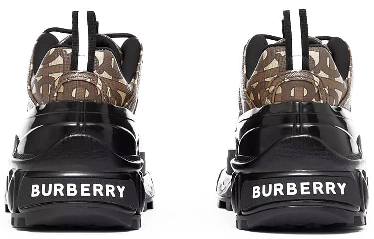 Кроссовки Burberry Arthur Low Black Brown - изображение 3