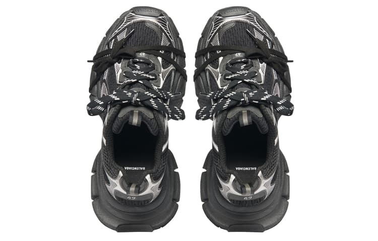 Кроссовки Balenciaga 3XL Black Silver - изображение 4