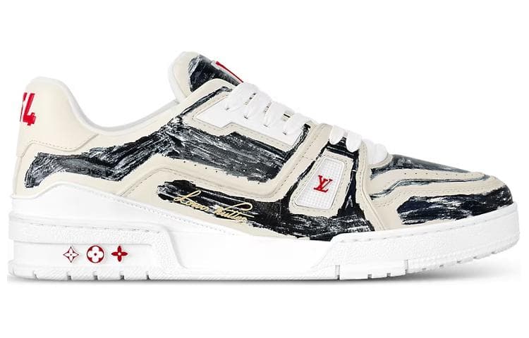 Кроссовки Louis Vuitton Trainer White Black - изображение 2