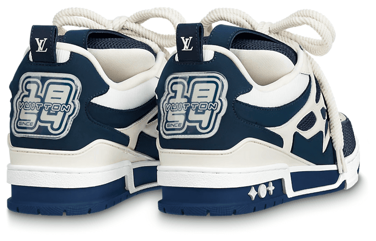 Кроссовки Louis Vuitton Skate Blue White - изображение 4