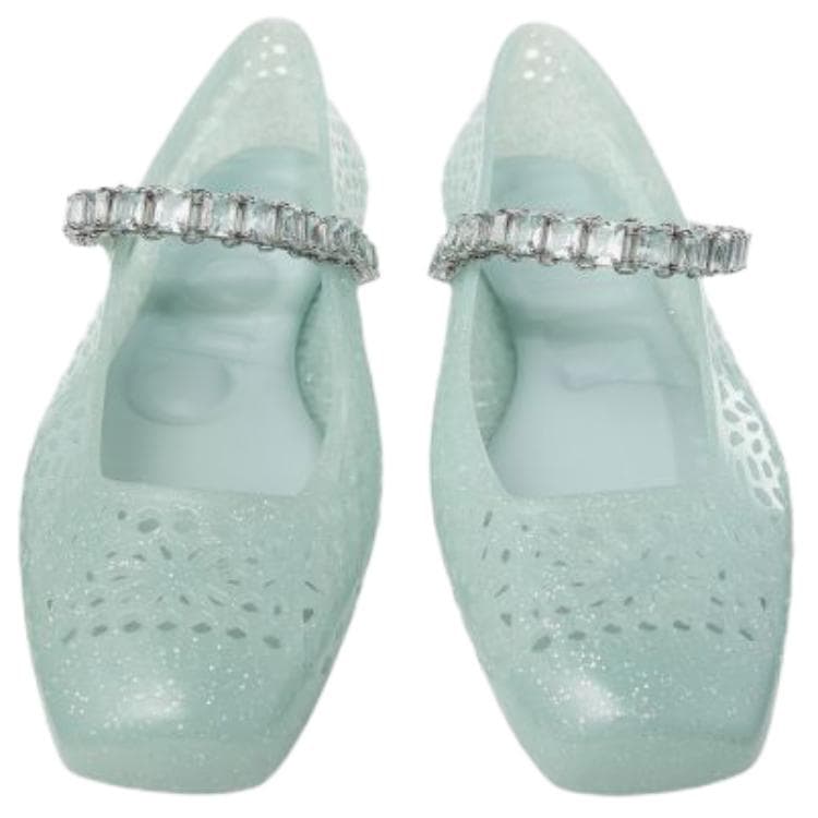 Jimmy Choo The Jelly The Jelly Тонкие и без объема Туфли Мэри Джейн Женские Освежающий вариант Бирюзовый - изображение 5