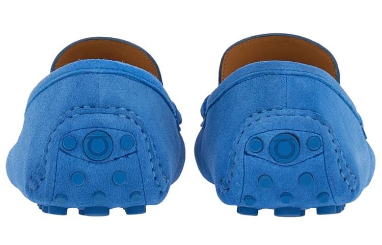 FERRAGAMO Gancini Искусственная замша Лоферы с резиновой подошвой Мужские - изображение 4