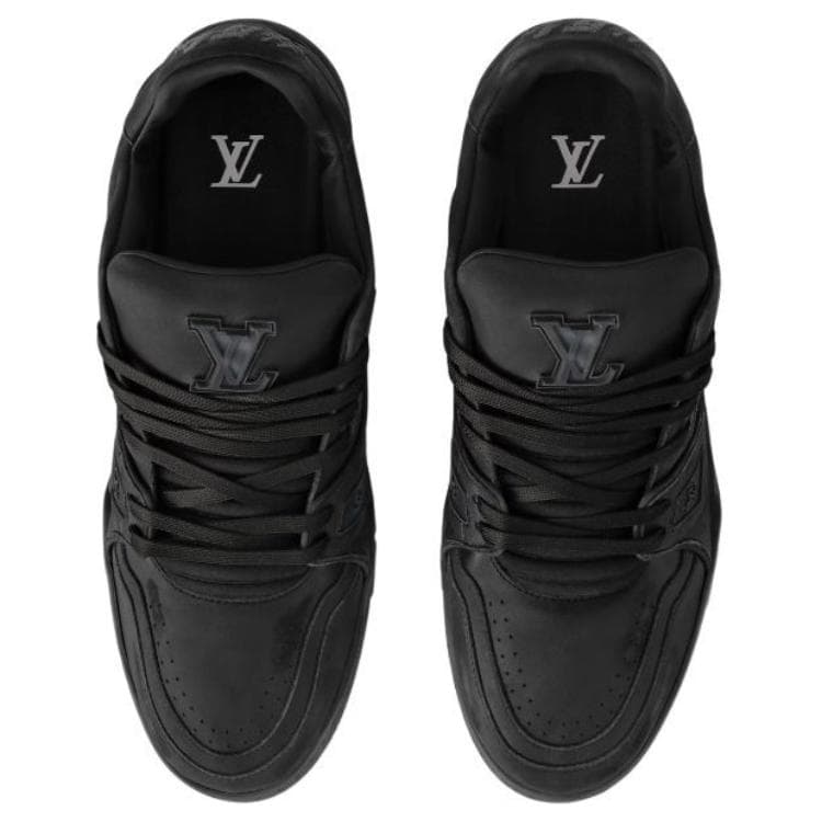 Кроссовки Louis Vuitton Trainer Low Top Black - изображение 4