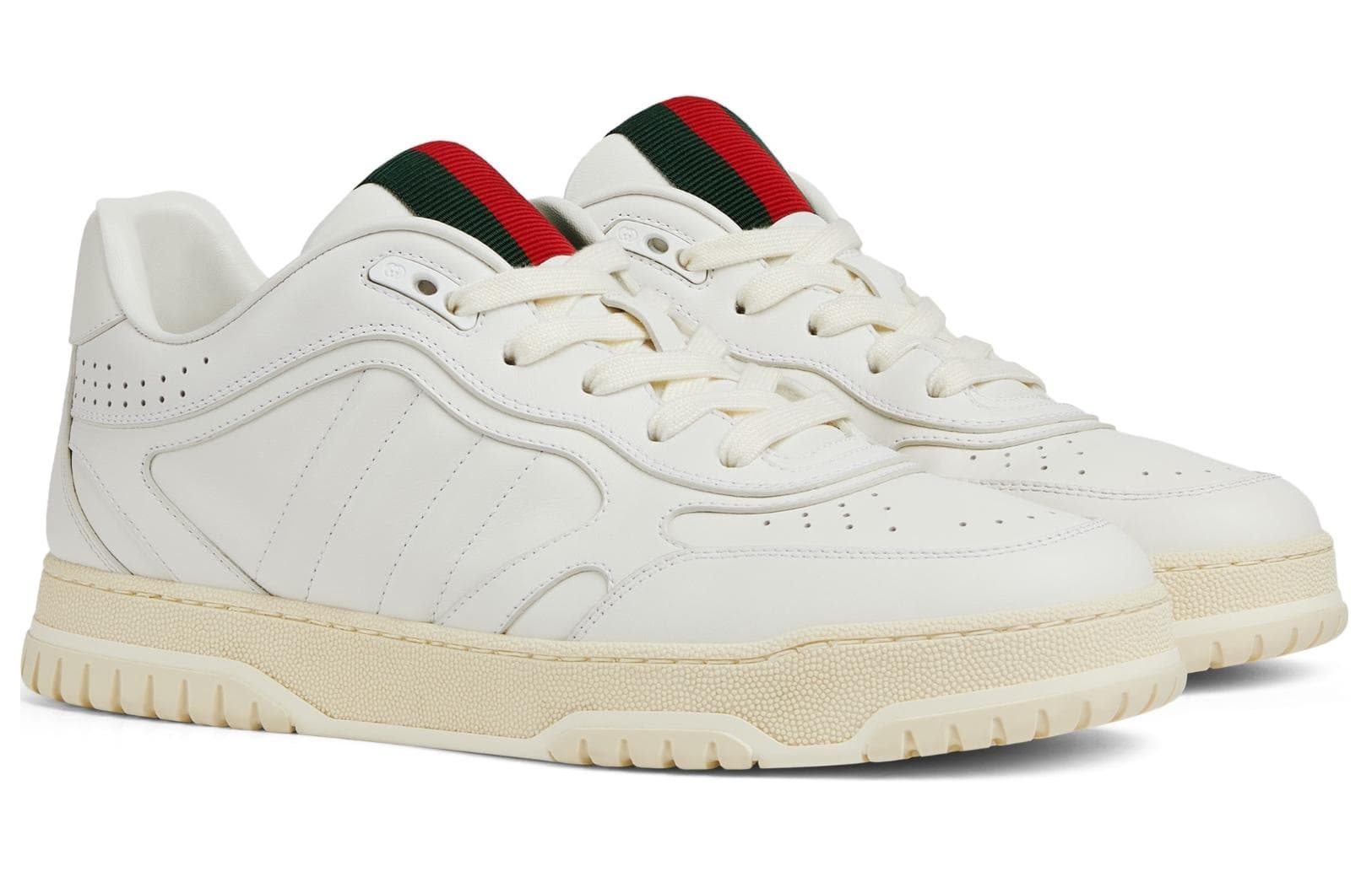 Кроссовки Gucci Re-Web Low White Green Red - изображение 2