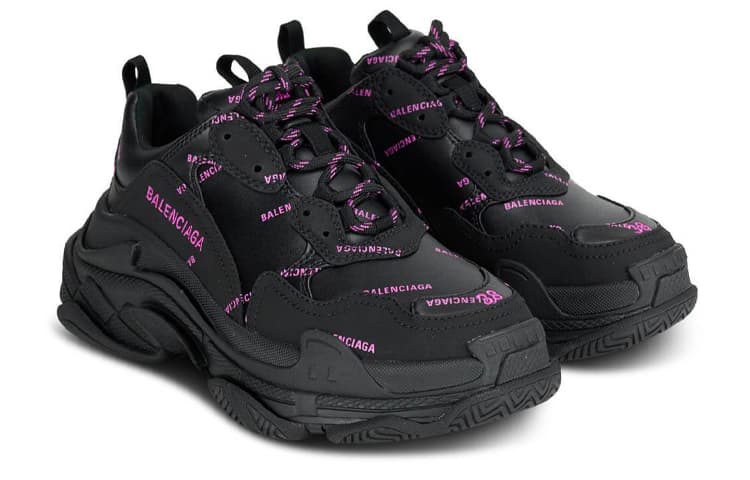 Кроссовки Balenciaga Triple S Black - изображение 3