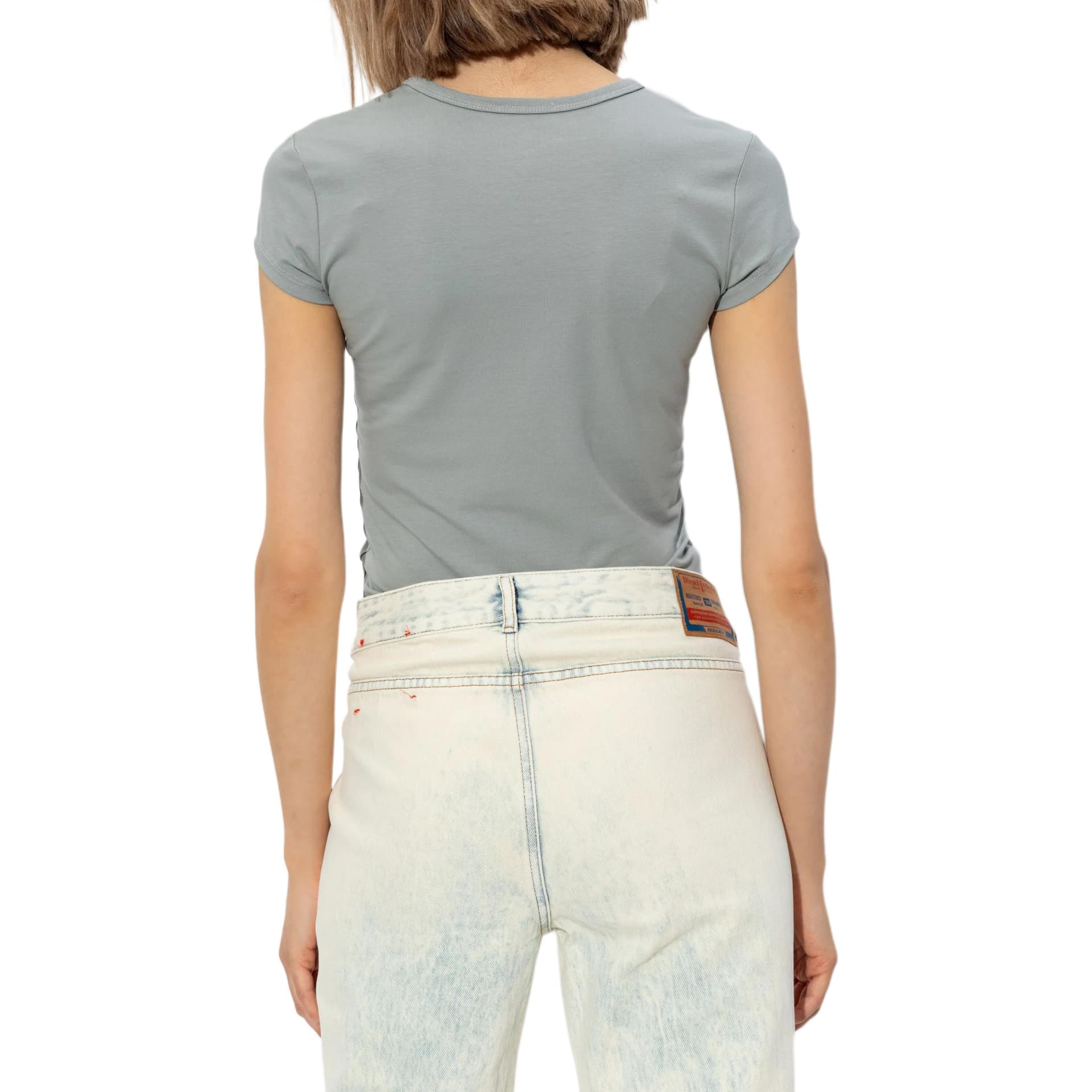 Футболка Diesel FW24 Grey T-Shirt - изображение 4