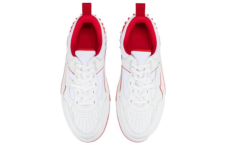 Кроссовки CL Platinum Low Top Sneakers White Red - изображение 4