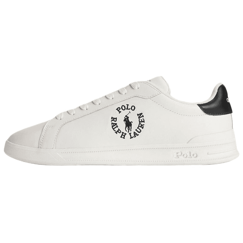 Кроссовки Polo Ralph Lauren Кожа Низкие Кеды Скейтборд Обувь Мужская Белая - изображение 1
