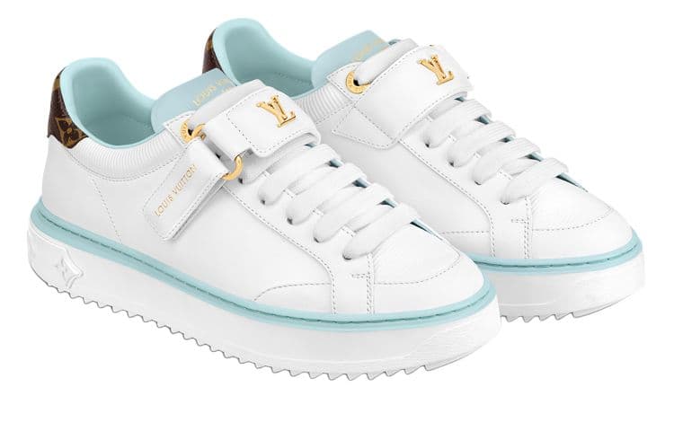 Кроссовки LOUIS VUITTON Time Out White Blue - изображение 3