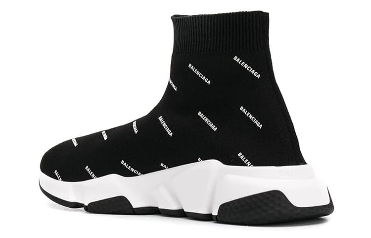 Кроссовки Balenciaga High-Top Running Shoes Black - изображение 5